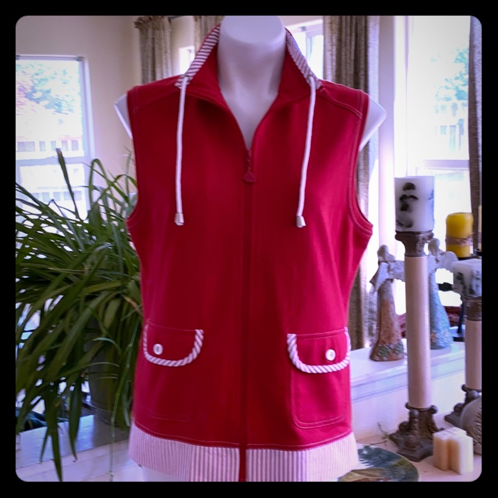 Nautical Red Sport Vest Size XL